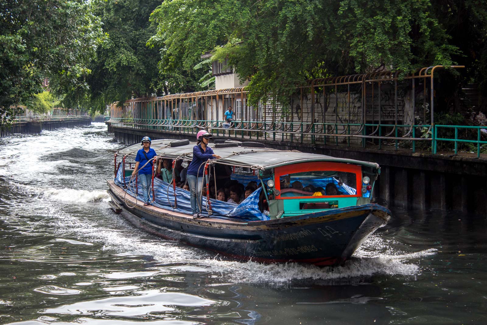 The canals of Bangkok