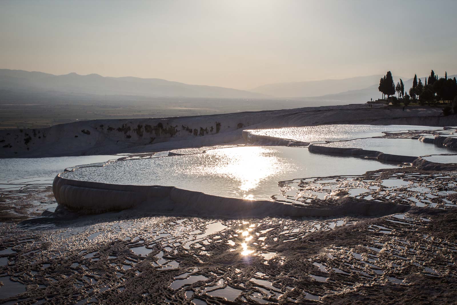 Pamukkale White Cliff Pools In Turkey: Turkish Travertines