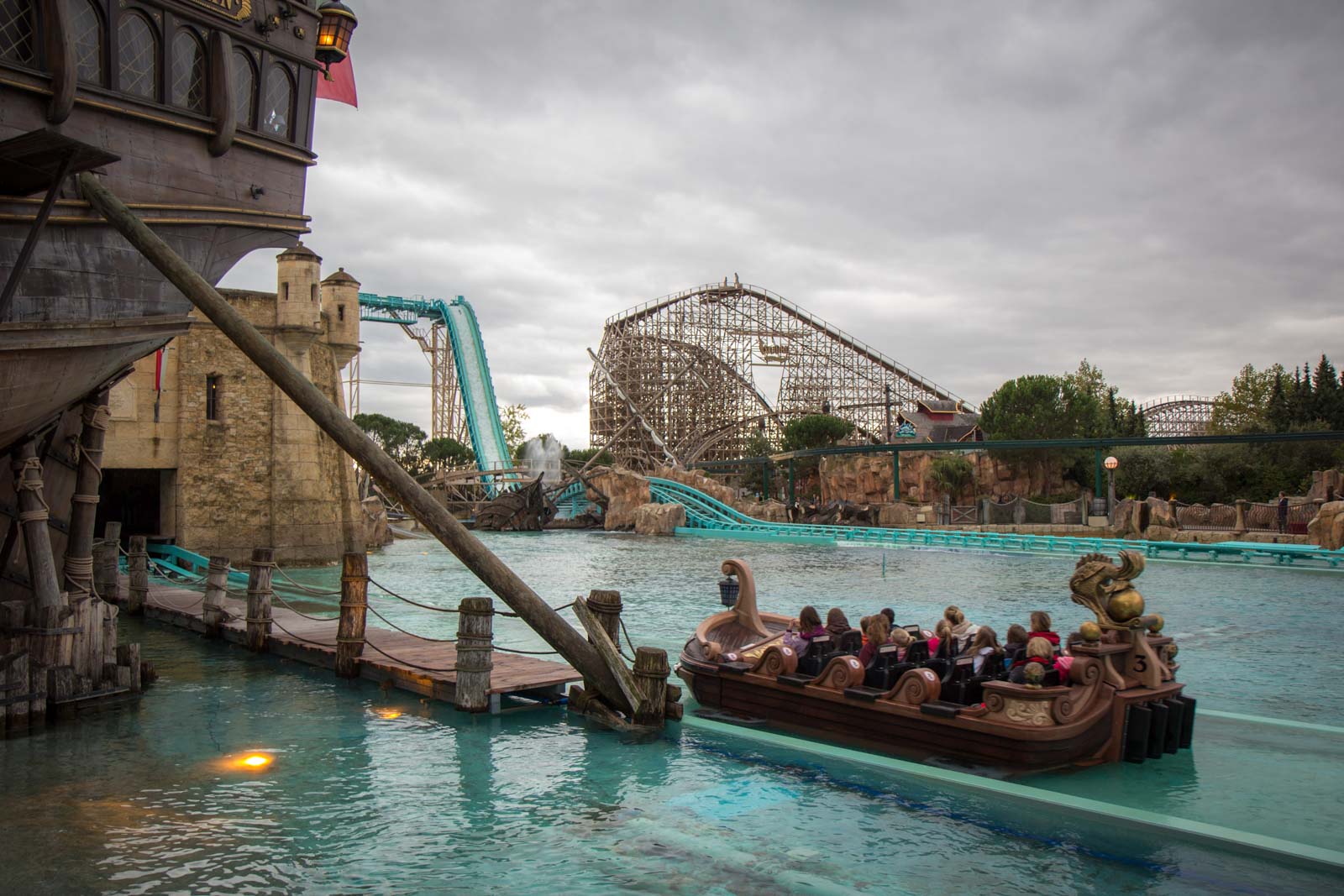 Rollercoasters at Europa Park, Germany