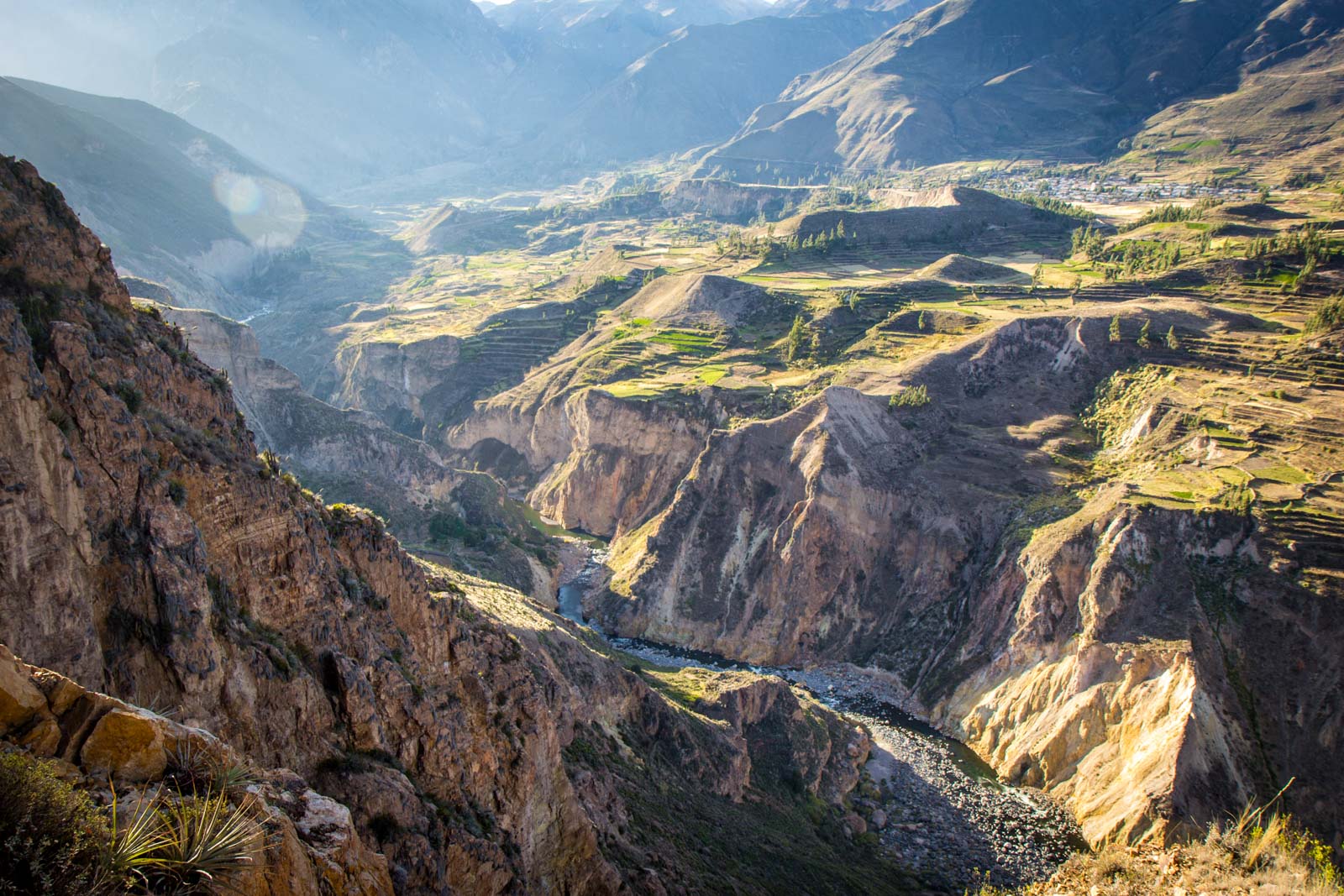 Visiting Colca Canyon near Arequipa, Peru