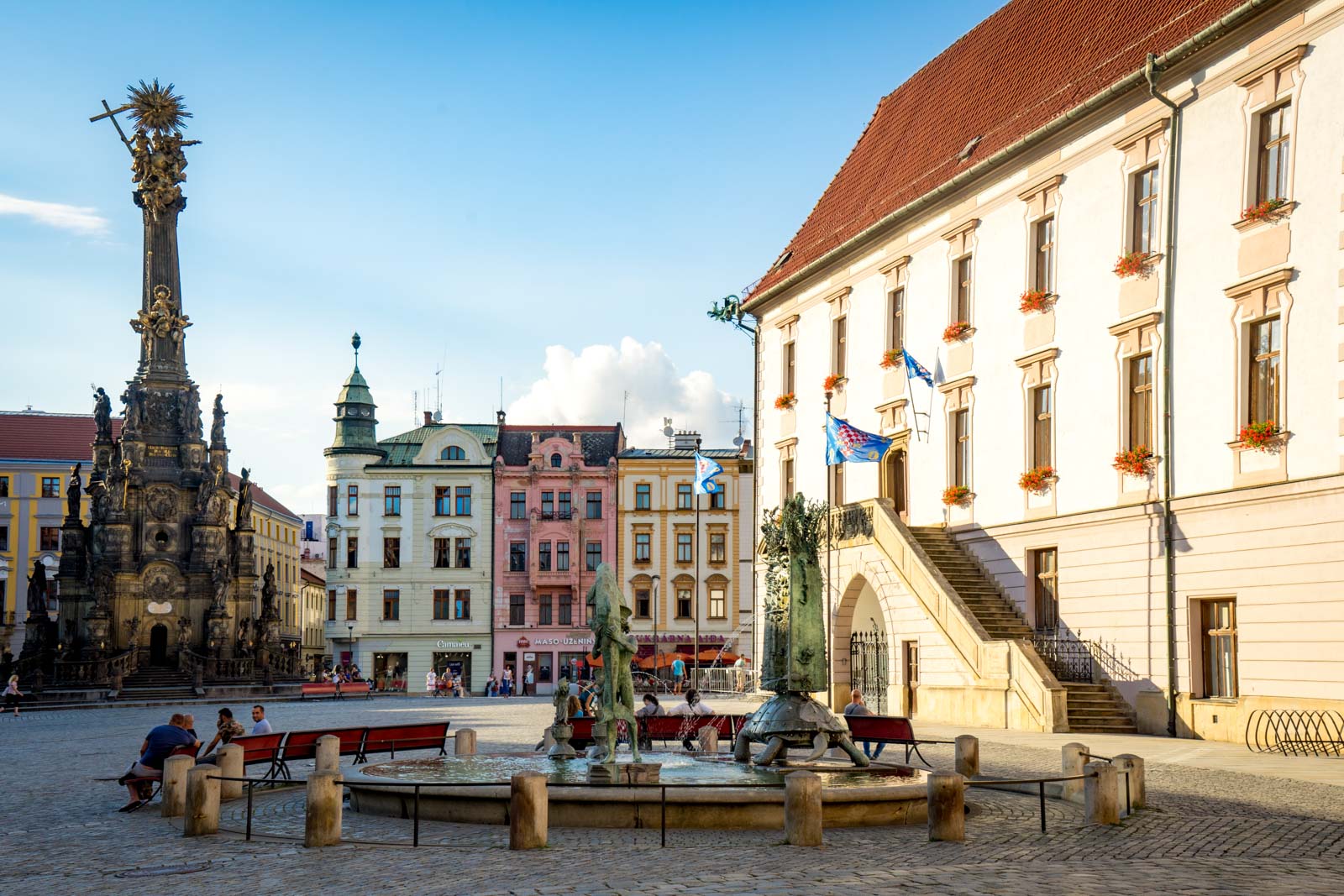 The Holy Trinity Column in Olomouc, Czech Republic