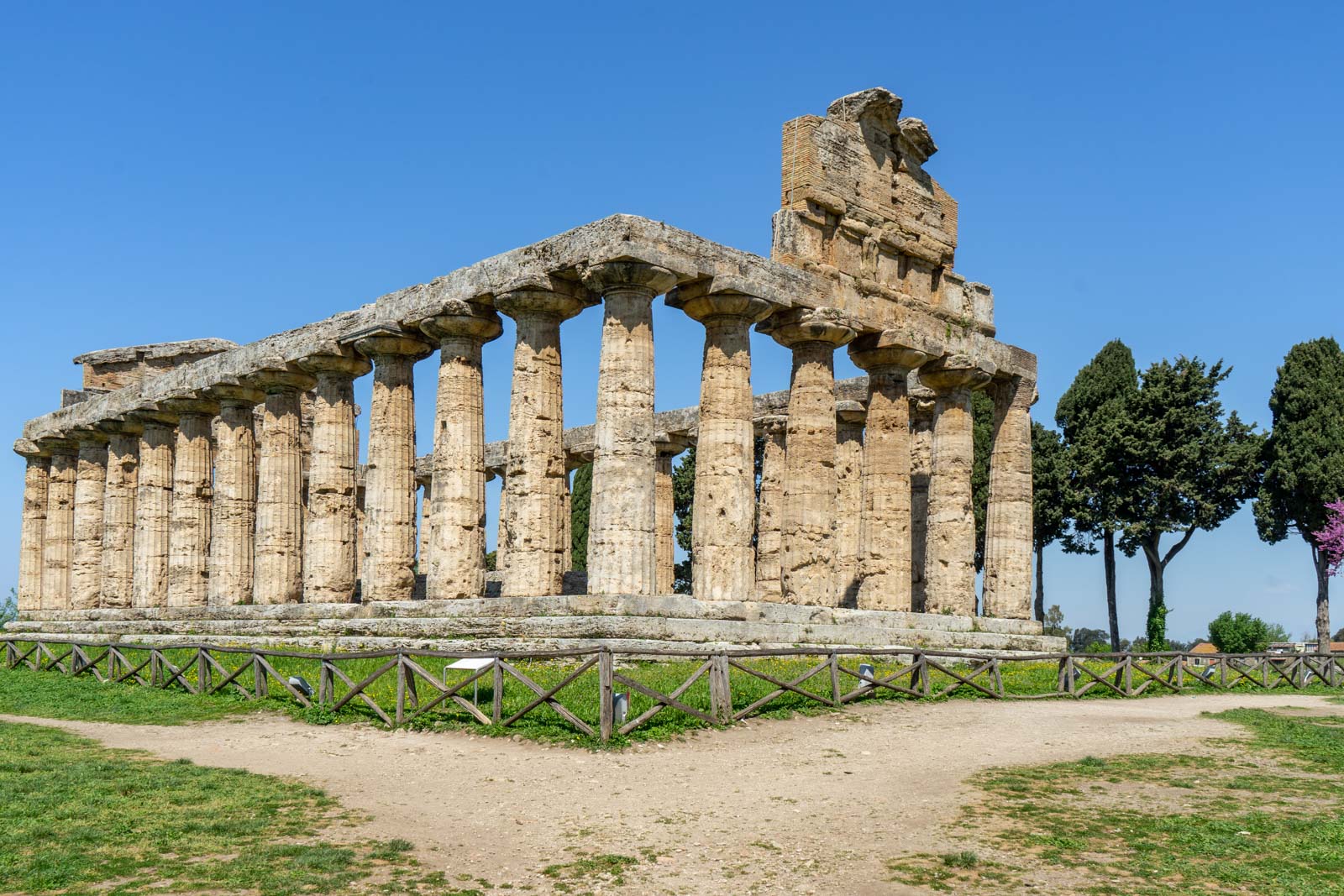 Visiting the Greek temples of Paestum in Italy