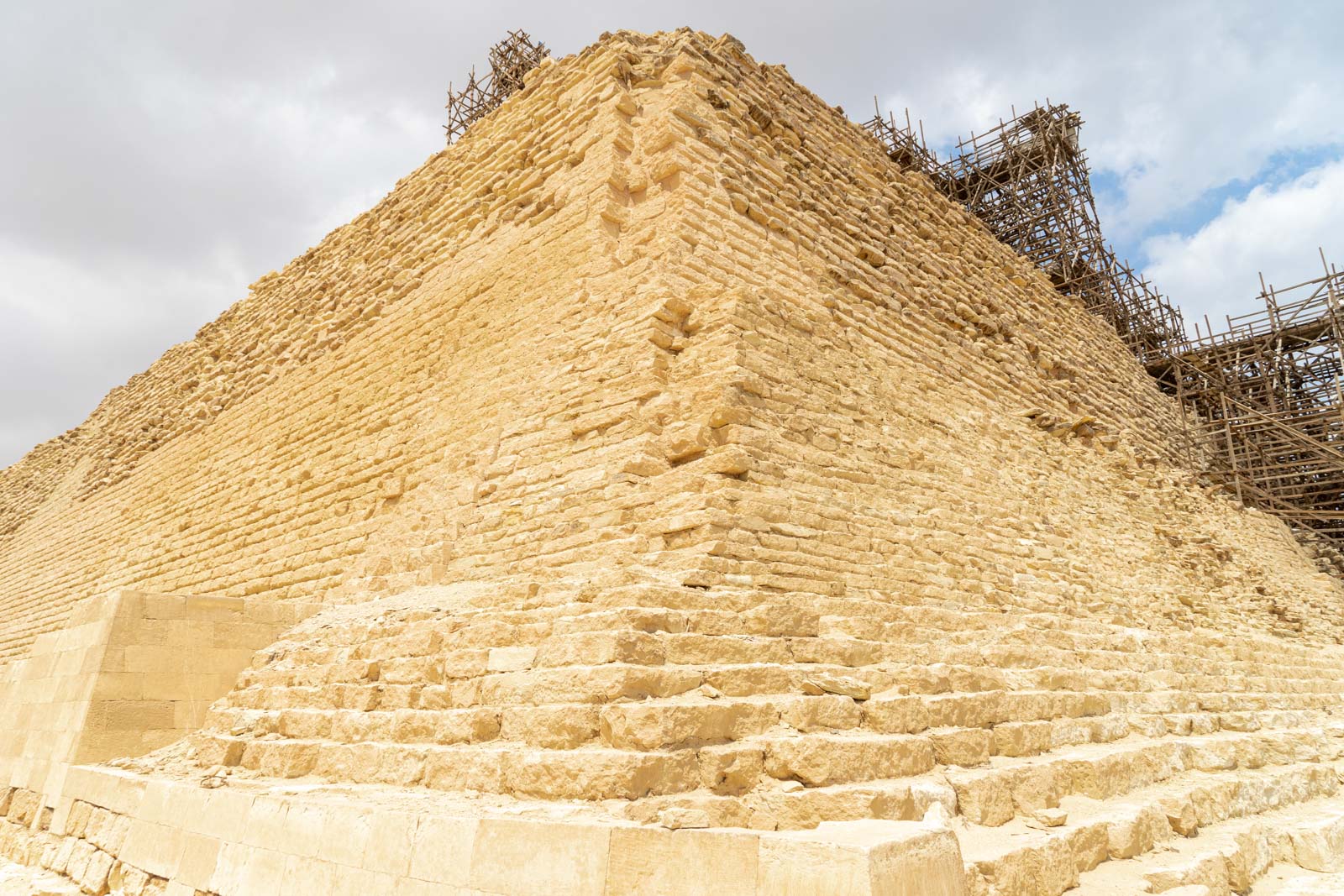 Visiting Saqqara and the Step Pyramid (Pyramid of Djoser) in Egypt